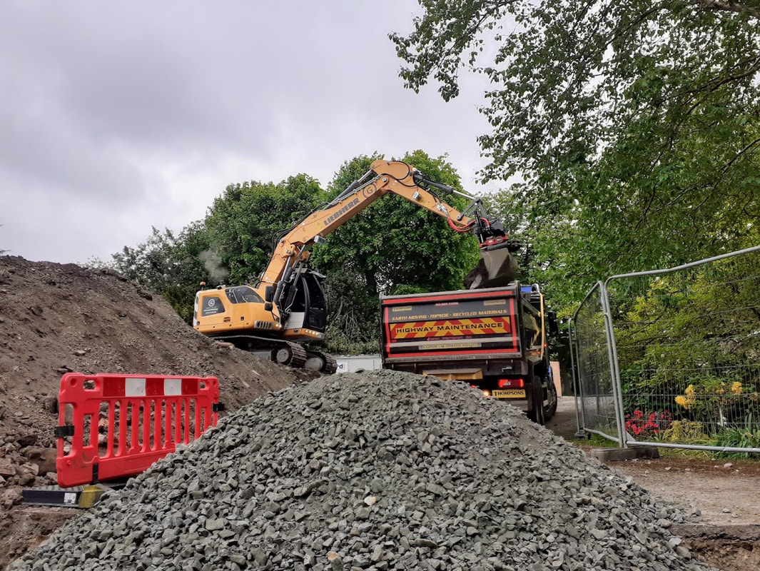 Mini digger hire in Enfield for trenching and groundworks